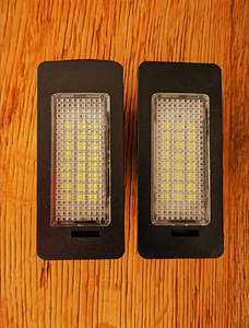 BMW numbriplaadi LED tuled. Sobivus pildil (2 foto / 4)