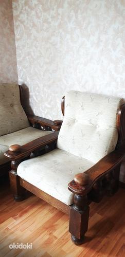 Антикварные диван и 2 кресла (фото #2)