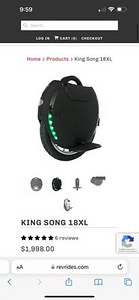 Моноколесо, üherattaline KingSong 18XL, electric unicycle (5 фото из 7)