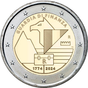 2 евровые монеты 2024 г UNC (3 фото из 5)