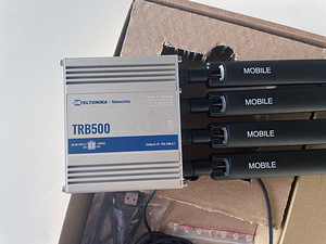 5G komplekt: Teltonika TRB500 5G/4G Gateway + Iskra antenni (1 foto / 6)