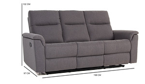 Diivan recliner 3-ne S50281M tumehall Ideaalses seisukorras (7 foto / 9)