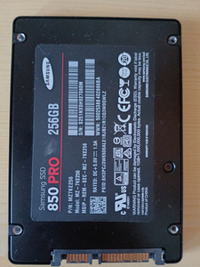 Ssd Samsung 850 Pro 256 GB 2,5 "SATAIII 3D (1 foto / 3)