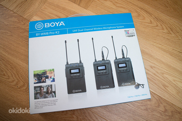 Mikrofon Boya BY-WM8 Pro-K2 UHF Wireless (foto #1)
