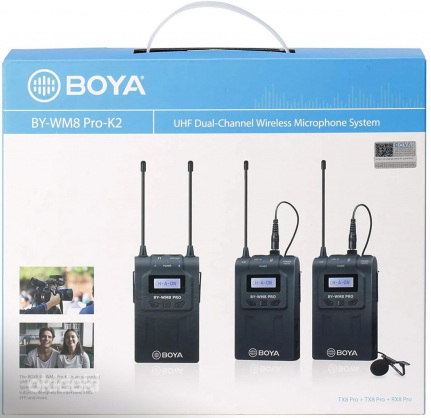 Микрофон Boya BY-WM8 Pro-K2 UHF Wireless (фото #5)