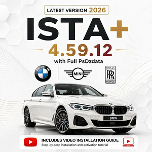 BMW ISTA+ 4.59.12 + 4.59.10 PSdZData - 2026 (1 foto / 6)