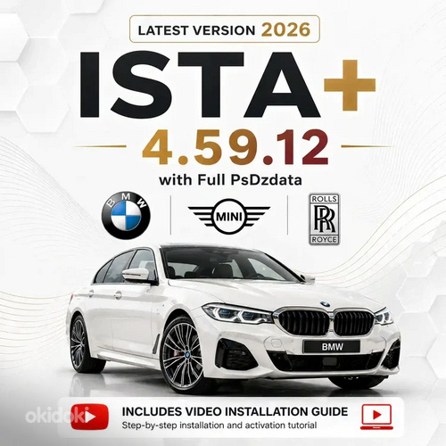 BMW ISTA+ 4.59.12 + 4.59.10 PSdZData - 2026