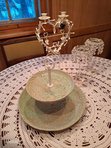 Напольная тарелка - сервировочный поднос, керамика ручной работы (фото #1)