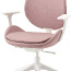 Ikea HATTEFJÄLL бело-розовый офисный стул/компьютерный стул (фото #1)