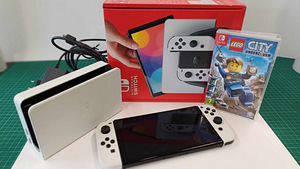 Nintendo Switch OLED + 2 mängu: Sonic ja Lego City (5 foto / 5)
