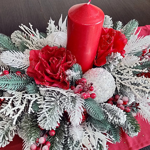 Рождественский подсвечник (2 фото из 3)