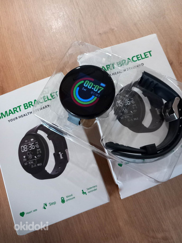 UUS! Nutikell / smartwatch ümar (erinevad värvid) (foto #3)