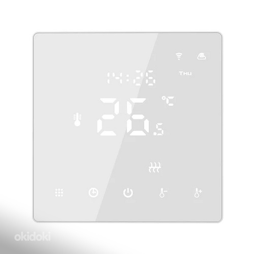 Puutetundliku ekraaniga 3A vesipõrandakütte termostaat, wifi (фото #1)
