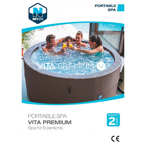 Soojendusega mullivann NetSpa Vita Premium Ø184 cm x 73 cm (5 foto / 7)