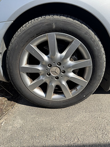 Mercedes-Benz Veljed 245 50 18 Bridgestone W221 C216 (6 foto / 7)