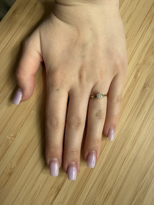 Kuld sõrmus loodusliku teemantidega 0.61ct!!! (1 foto / 10)