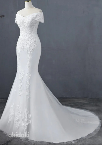 Свадебное платье, L (фото #2)