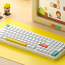 Механическая клавиатура NuPhy Halo96 белого цвета (фото #1)