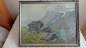 Оттенберг Борис Фридрих (1891-1946) Норвежский пейзаж .1933