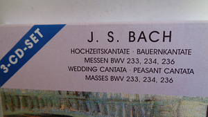 J.S.BACH ja W.A.MOZART 3-cd-sets.UUED. (3 foto / 10)