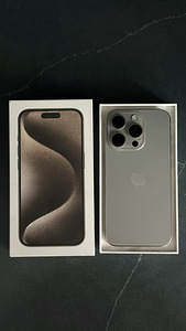 iPhone 15 Pro, Natural Titanium, 512GB (1 foto / 6)