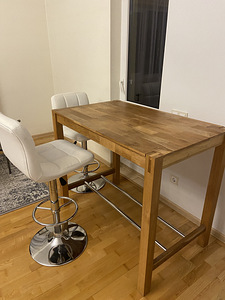 Laud ja toolid 2 tk , baarilaud (1 foto / 9)