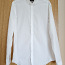 Zara мужская белая рубашка (фото #1)