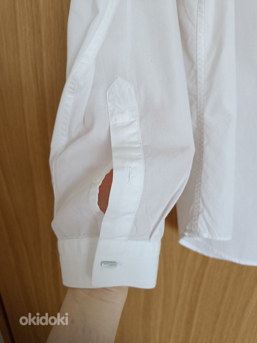 Zara мужская белая рубашка (фото #3)