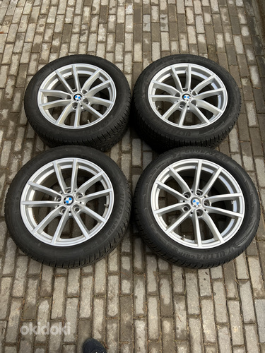 17" оригинальные диски BMW style 778 5x112 + легкосплавные шины (фото #6)