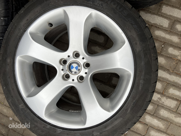 19" оригинальные диски BMW 132 5x120 + летние шины 6-7 мм (фото #1)