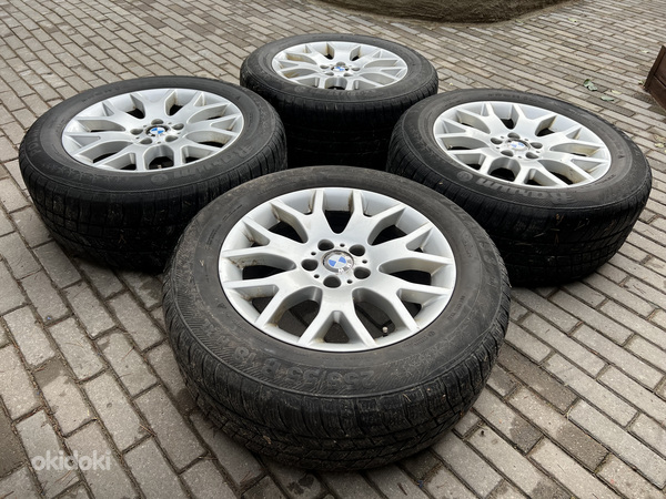 18" оригинальные диски BMW 177 5x120 + плоские шины (фото #5)