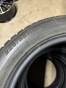 225/55/17 Kumho naastrehvid 5,5-6,5mm (4 foto / 4)