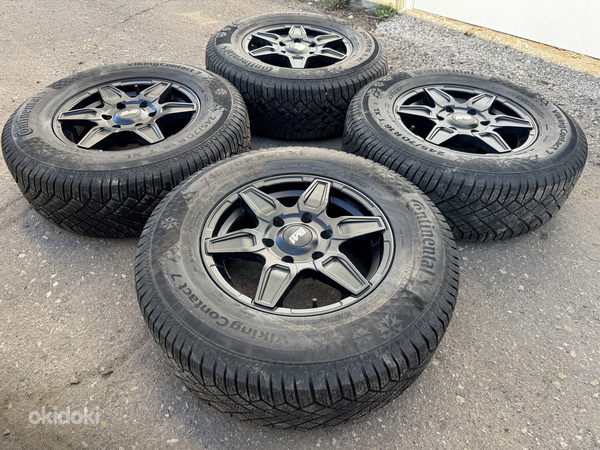 16" BM Wheels veljed 6x139,7 + lamellrehvid 245/70 7mm