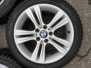 17" BMW style 392 originaalveljed 5x120 + naastrehvid 225/45