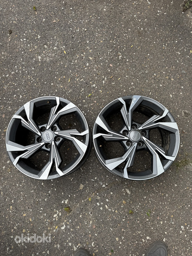 18" Audi originaalveljed 5x112 (2tk)