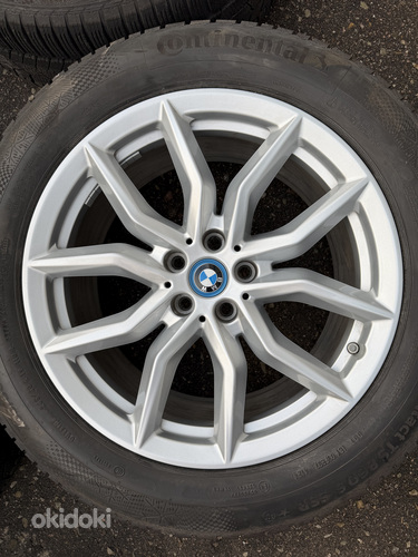 19" BMW style 734 originaalveljed 5x112+ Continental m+s