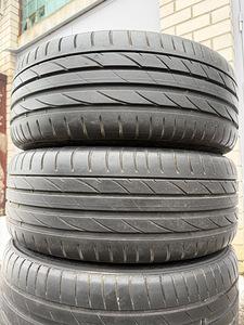 19" оригинальные диски BMW стиль 442M 5x120 с летними шинами 6,5мм (9 фото из 10)