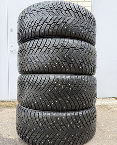 18" оригинальные диски Mercedes-Benz 5x112 + шипованные шины 225/45 (7 фото из 8)