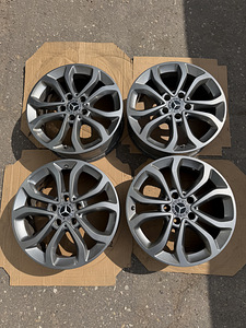 17" оригинальные диски Mercedes-Benz 5x112 + датчики (3 фото из 9)