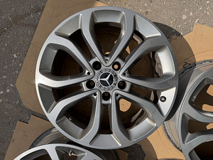 17" оригинальные диски Mercedes-Benz 5x112 + датчики (5 фото из 9)