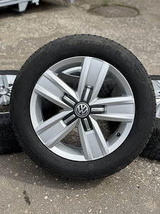 17" оригинальные диски Volkswagen Multivan 5x120 + 215/60/17 (1 фото из 10)