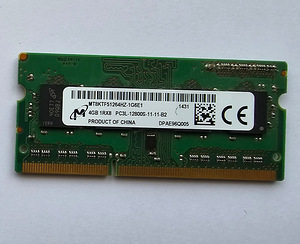 Mälu 4GB 1Rx8 PC3L-12800S-11-11-B2