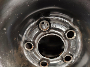 Plekkveljed R15, 5x100, 57,1mm koos rehvidega 4tk (5 foto / 6)
