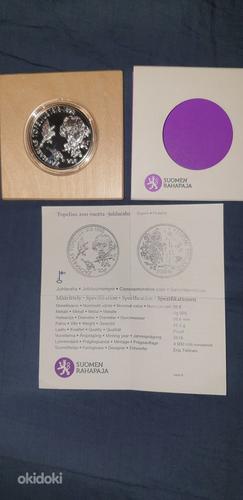 2018 Топелиус Финляндия 20 евро серебряная монета серебро 92 (фото #2)