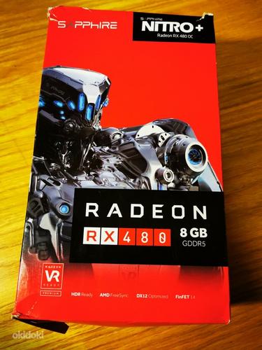 GPU видеокарта Sapphire NITRO+ Radeon RX 480 RX480 OC 8GB (фото #3)