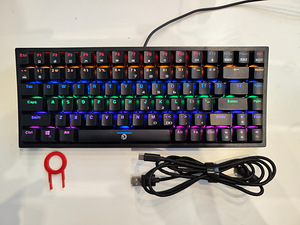 Mehaaniline klaviatuur Drevo Gramr outemu brown switch 84key (1 foto / 4)