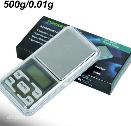 Digitaalsed kaalud 500 g x 0,01 g