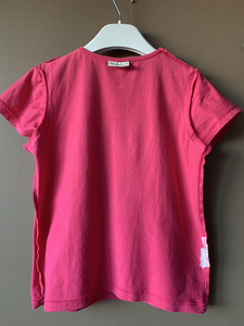 (122-128 cm, 7-8 av) Roosa t-särk (6 foto / 8)