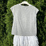 Белое платье + серая футболка (122-132 cm) (фото #2)