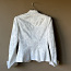Valge naiste pidulik jakk, suurus S (foto #3)